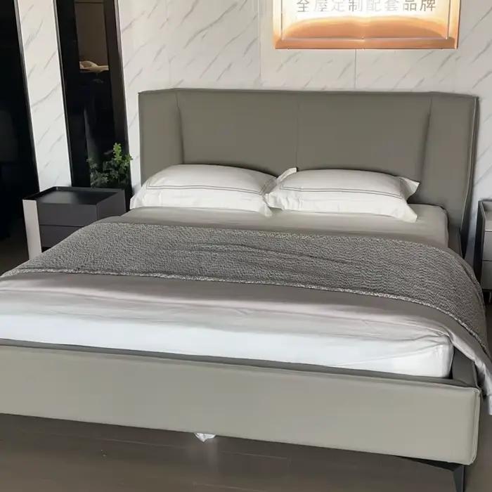 Lit en cuir de luxe italien Super King Size