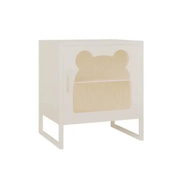 Kawaii élégant Table De chevet français nordique moderne pieds en métal