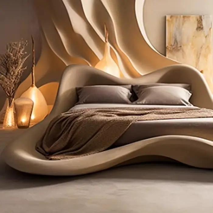 Tête de lit de rangement de luxe