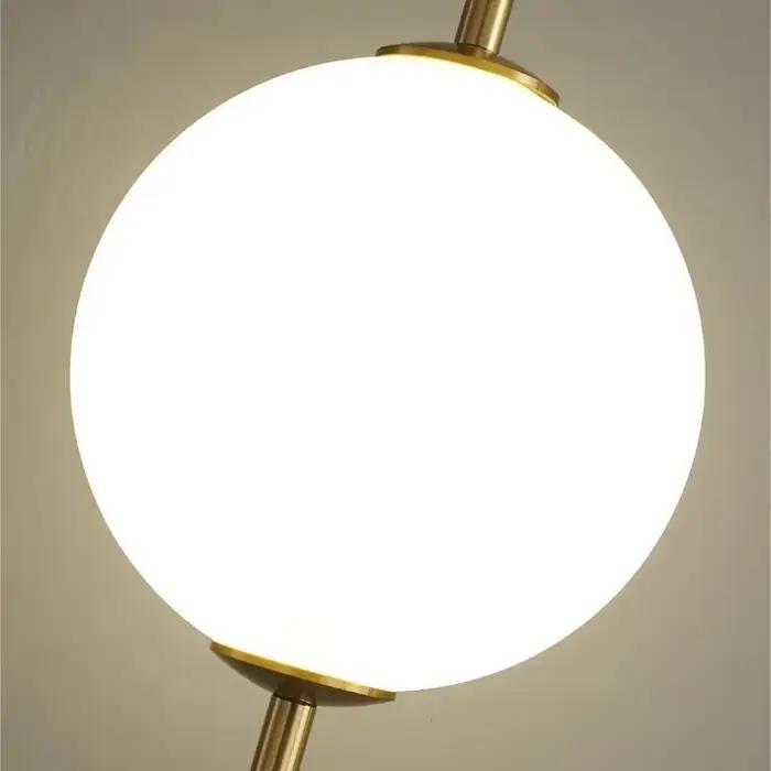Nordique chambre chevet suspendu lustre moderne minimaliste boule de verre Led lampe suspendue créative Restaurant Bar décoration lumière