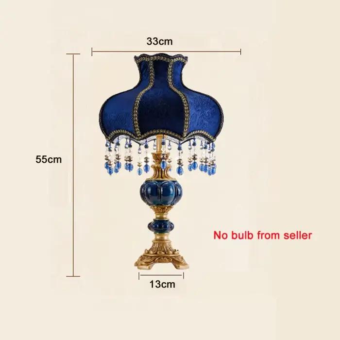 Lampe de table de chevet rétro pour chambre à coucher