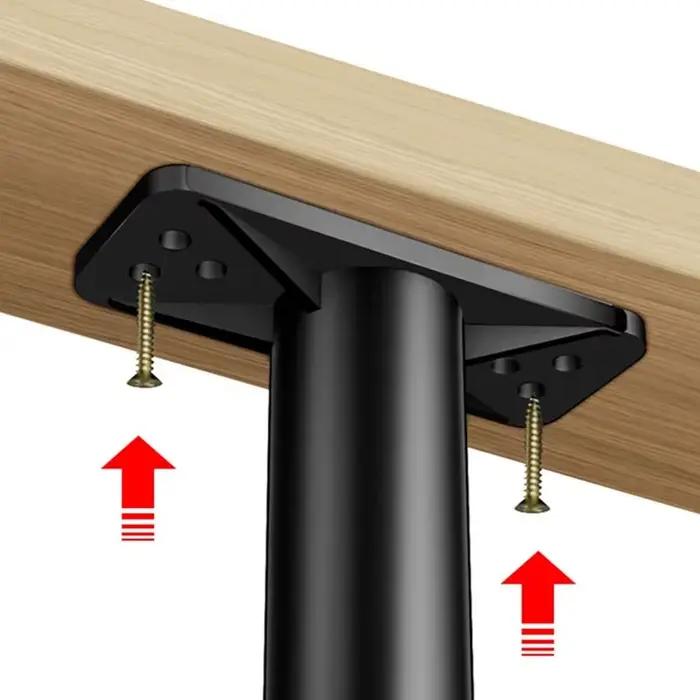 1 pièces nouveau 15-35cm pied de lit cadre en T pieds de Support rétractables