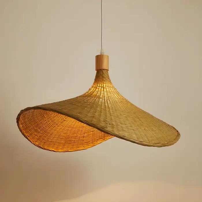 Lampe suspendue en bambou