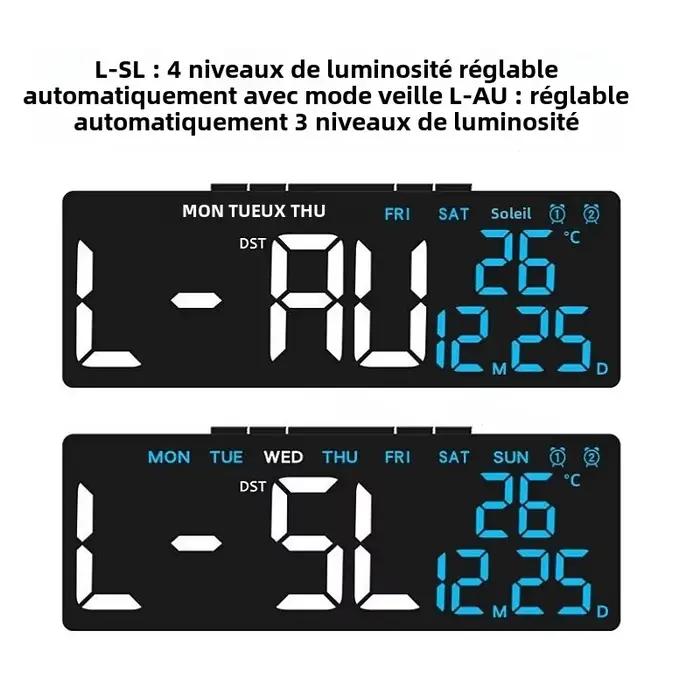 Réveil numérique alimenté par USB