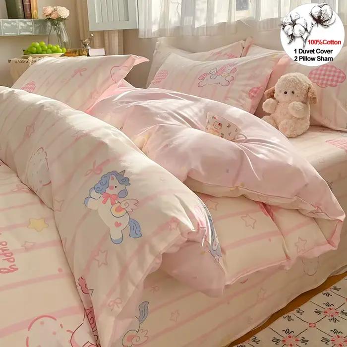 Ensemble de housse de couette 100% coton