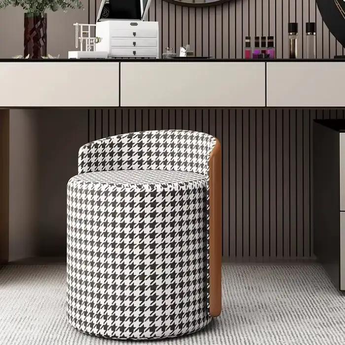 Chaise de maquillage avec dossier pour chambre à coucher