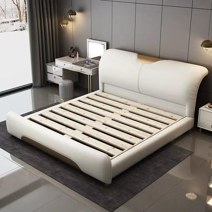 Lits nordiques de mariage design moderne minimaliste Massage