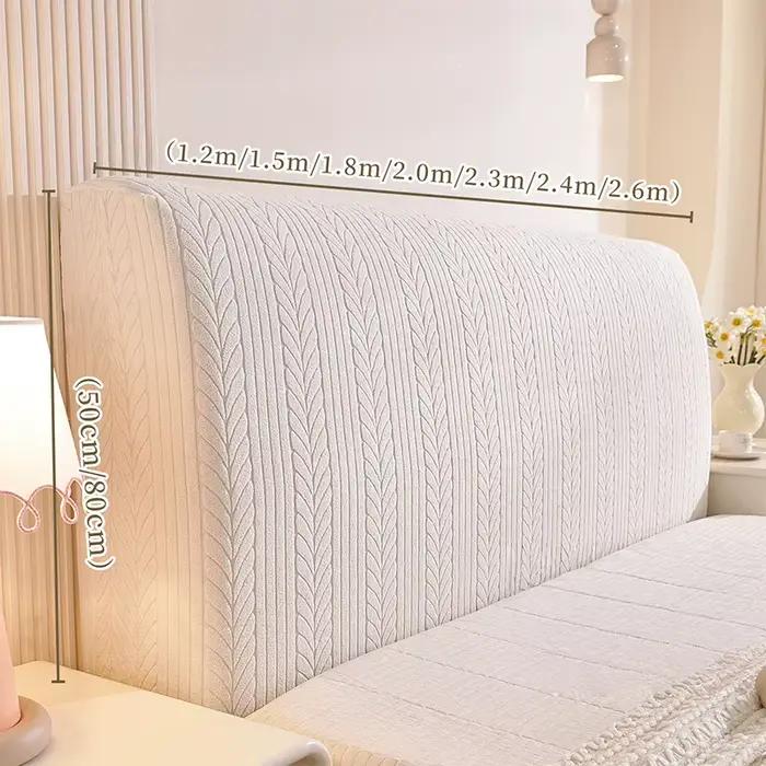 Housse de tête de lit en jacquard élastique de haute qualité