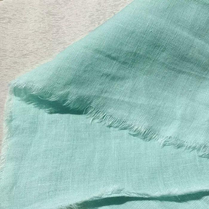 Parure de lit en tissu de lin français