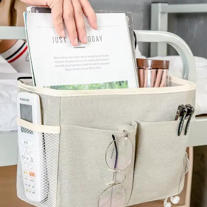 Panier de rangement suspendu pour chevet de lit