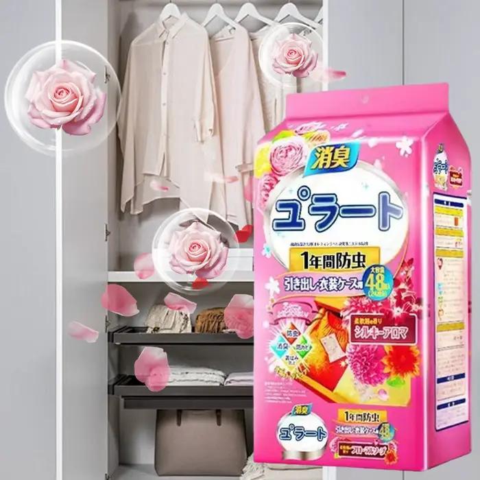 Sachets pour tiroirs et placards 48 pièces petits sacs parfumés