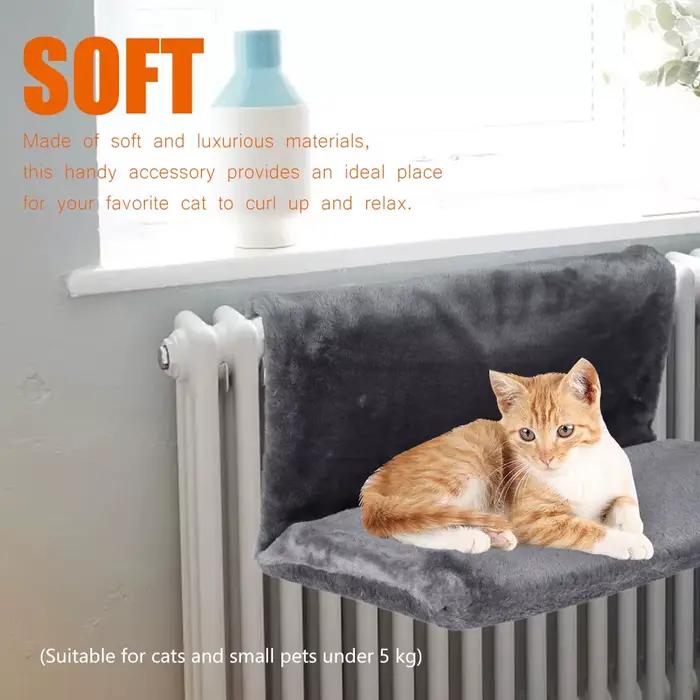 Lit pour animaux de compagnie avec cadre en métal