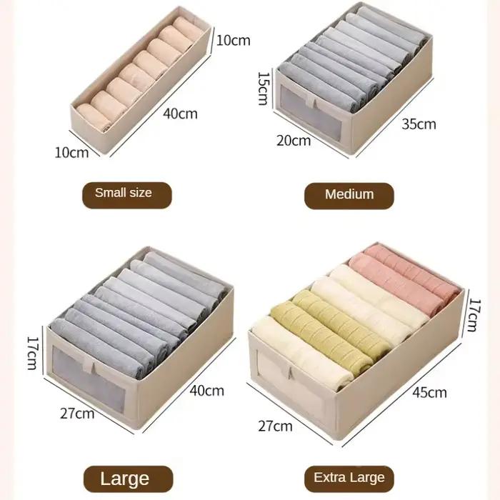 Organisateurs de rangement de garde-robe visibles