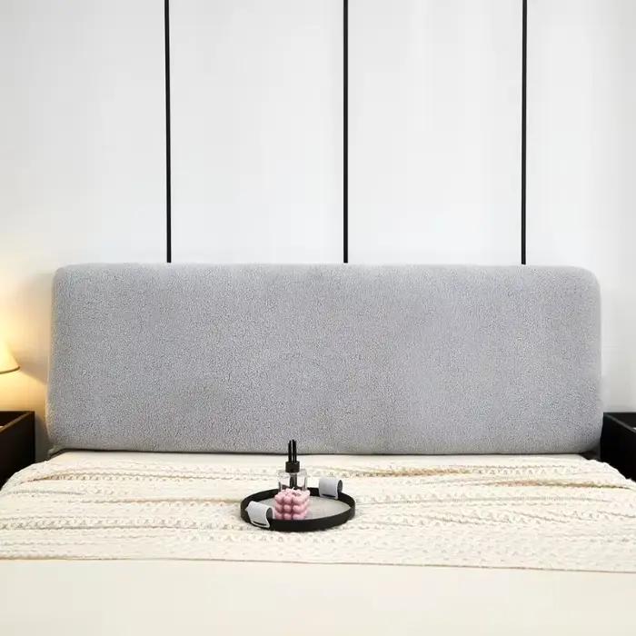 Housse de tête de lit recouverte de velours