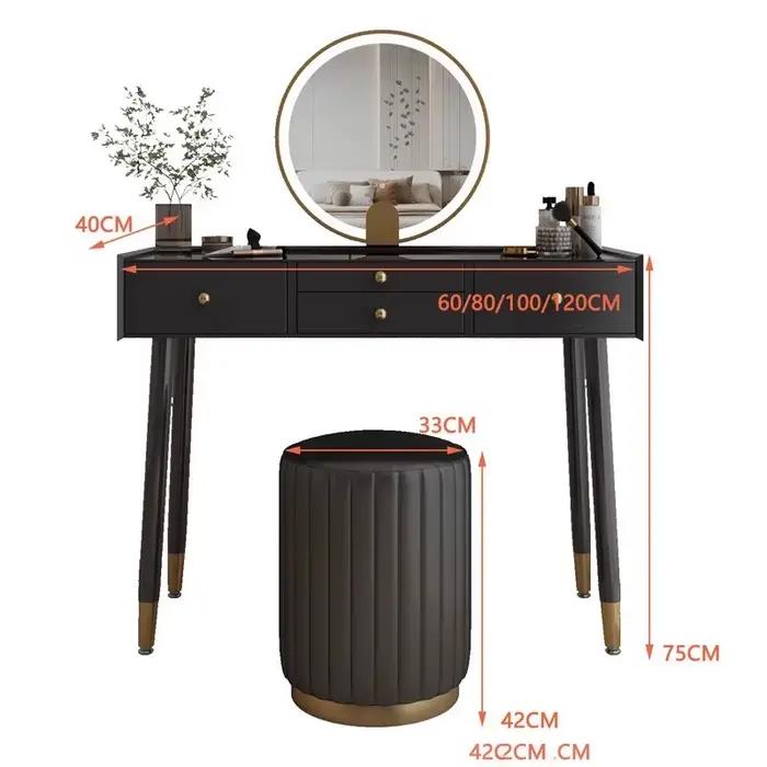 Table de vanité de luxe élégante