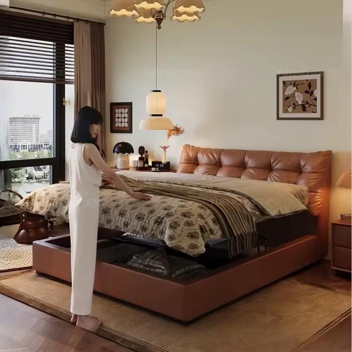 Lit Simple européen Design de beauté plancher nordique château