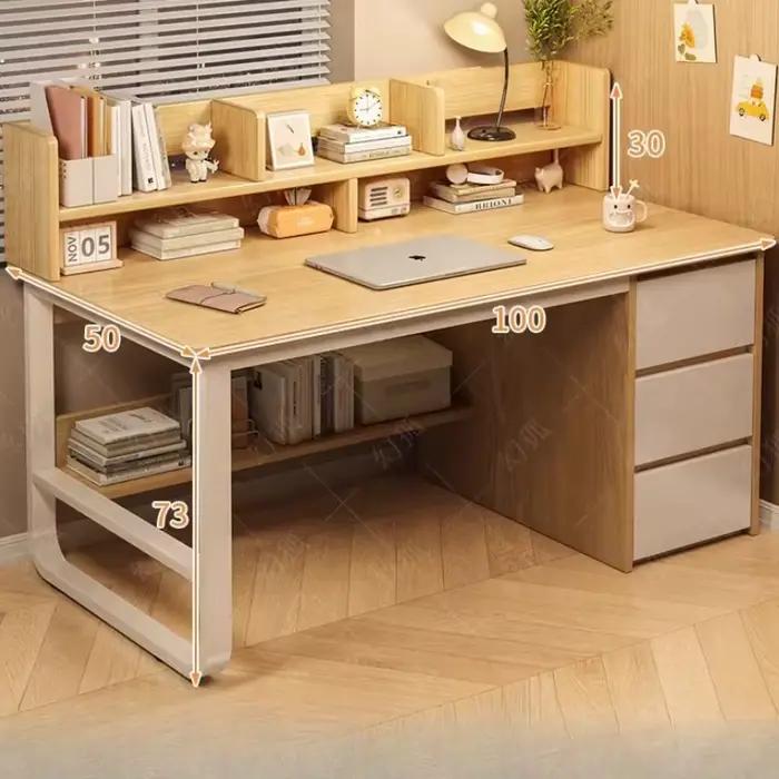 Bureau à tiroirs blancs