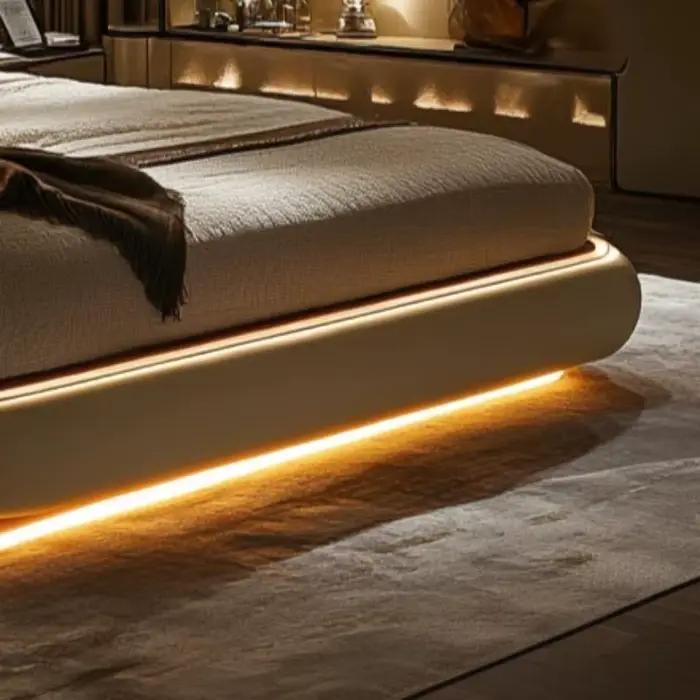 Luxueux Queen tête De lit cadre ensemble transformer sommeil Spaceto confortable retraite Camas De dortoir Cama Casal décoration De la maison