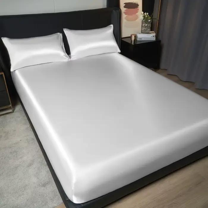 Drap-housse élégant en satin - Luxueux hauteur 35 cm
