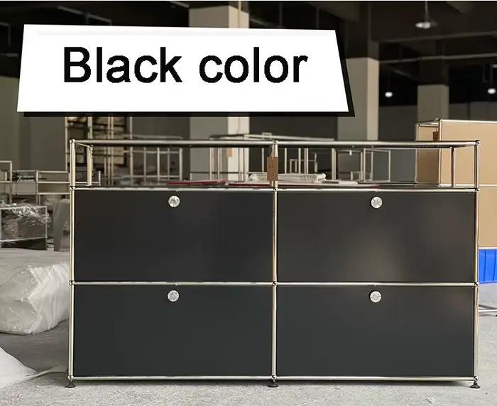 Armoire de module de meubles modulaires de paiement d'équilibre rangement en métal
