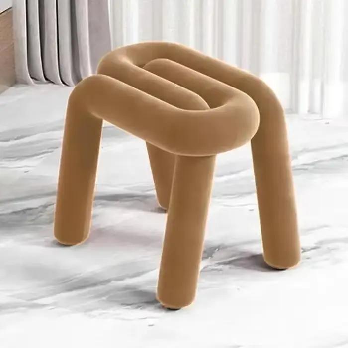 Coiffeuse maquillage flanelle tabouret luxe chaise confortable