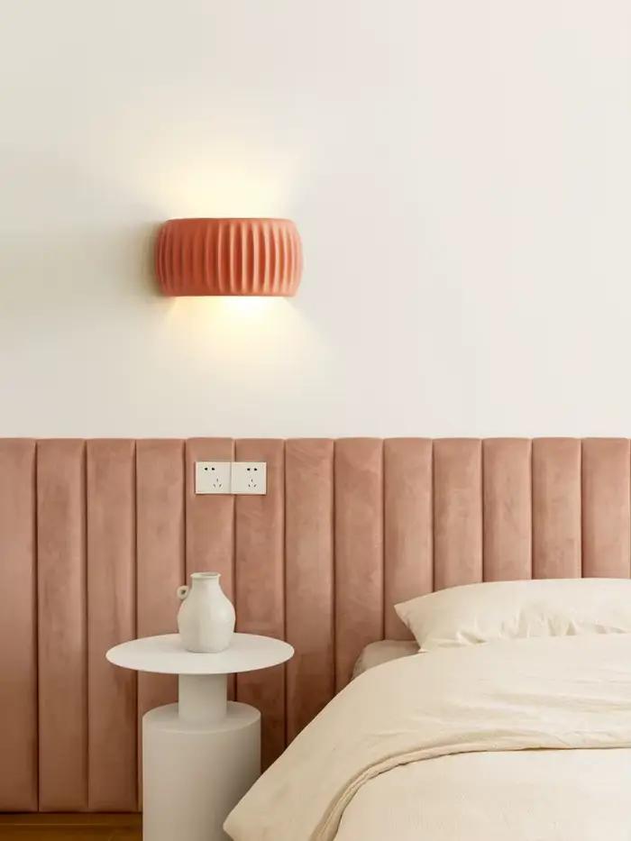 Applique murale européenne en résine pour chambre à coucher