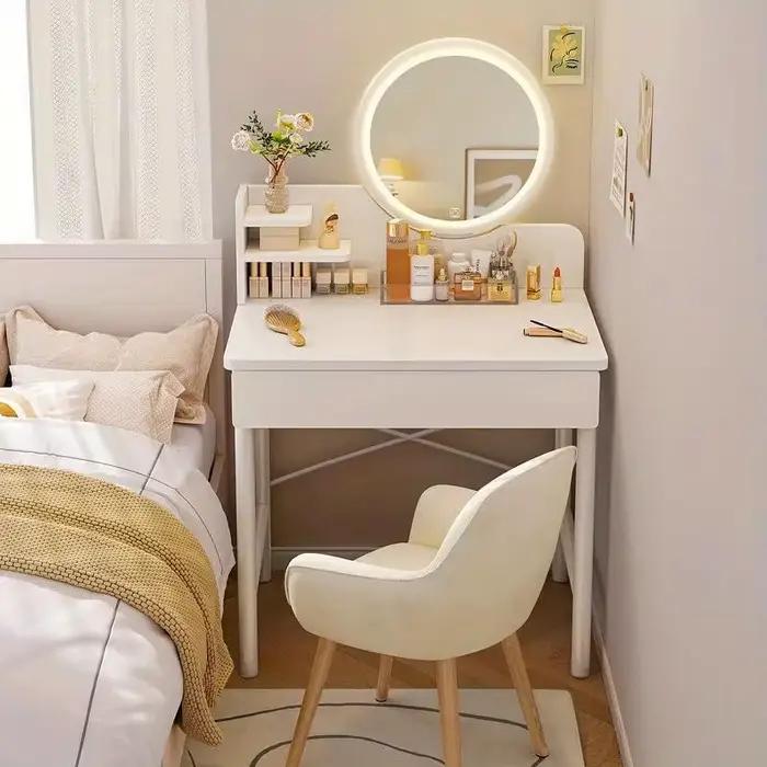 Commode chambre simple moderne petit appartement table de maquillage