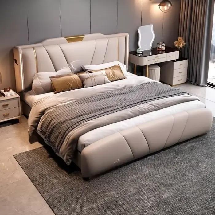 Lits classiques blancs princesse styliste européen esthétique confortable