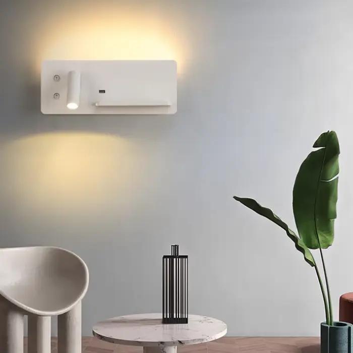 Applique murale Led à chargement sans fil