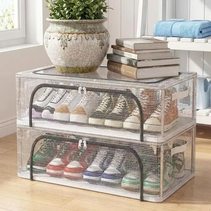 Boîte de rangement transparente pour chaussures