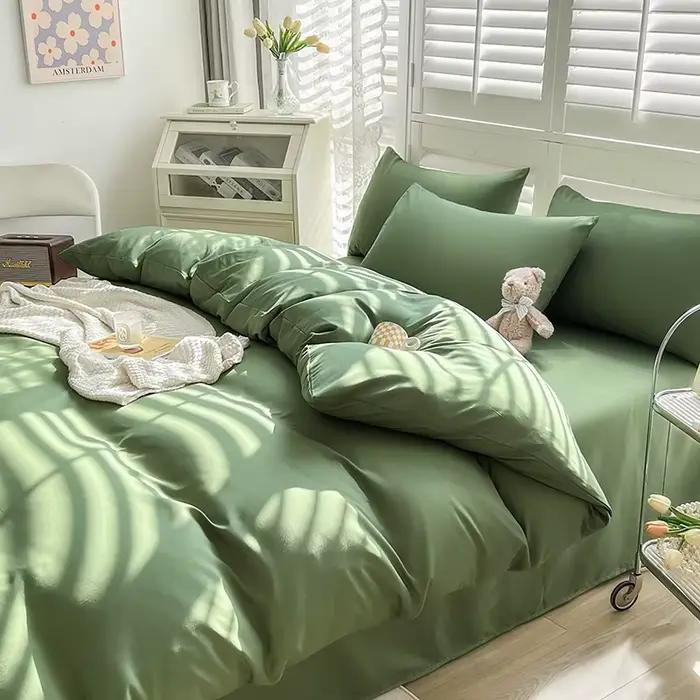 Bonenjoy housse de couette vert