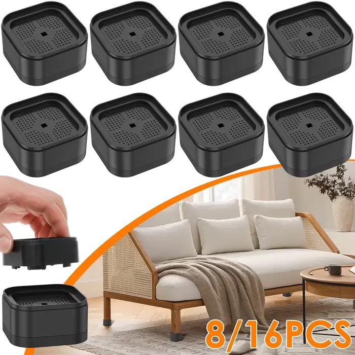 8/16 pièces rehausseurs de meubles robuste lit chaise Table rehaussement pied coussinet anti-dérapant sol protecteur