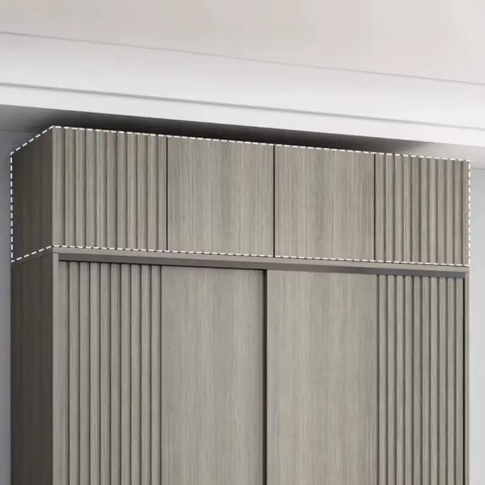 Armoire de chambre à coucher avec système de rangement coulissant