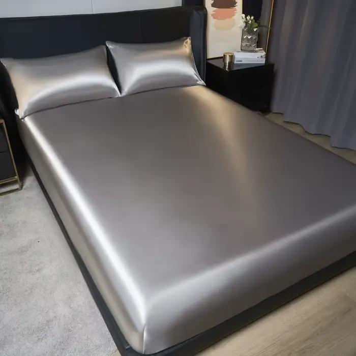 Drap-housse élégant en satin - Luxueux hauteur 35 cm