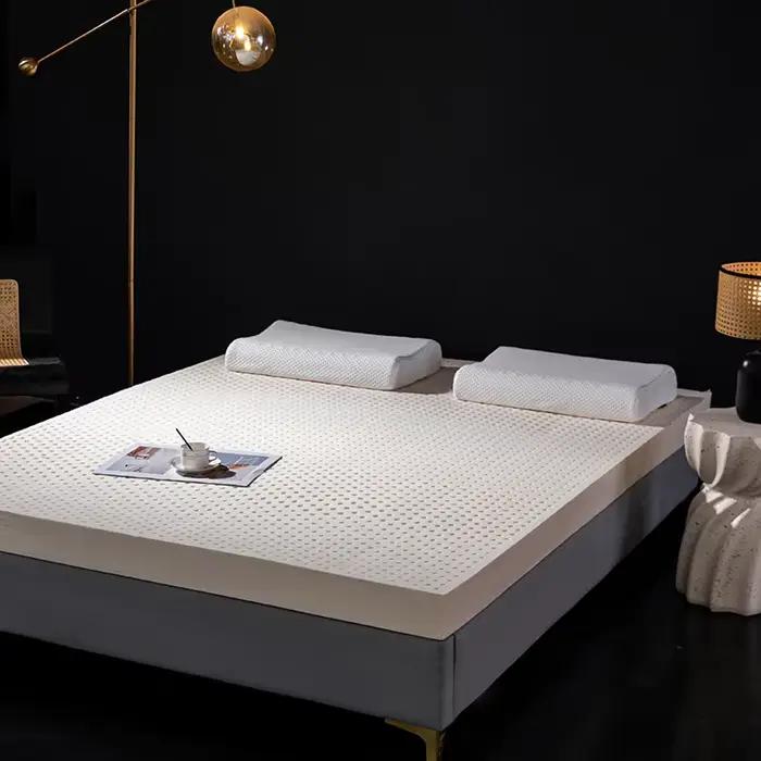 Matelas en latex naturel thaïlandais 95% 90x190 cm 10cm 85D Ferme Haute Densité Soutien Orthopédique