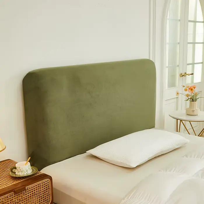 Housse de tête de lit en velours nuageux 1,2m/1,5m/1,8m/2m/2,2m
