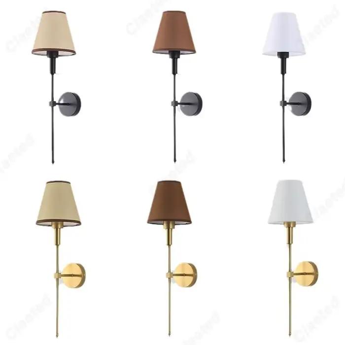 Applique Murale LED en Tissu, Luminaire Décoratif d'Nik, Idéal pour une Chambre à Coucher, un Hôtel, un Salon ou un Couloir