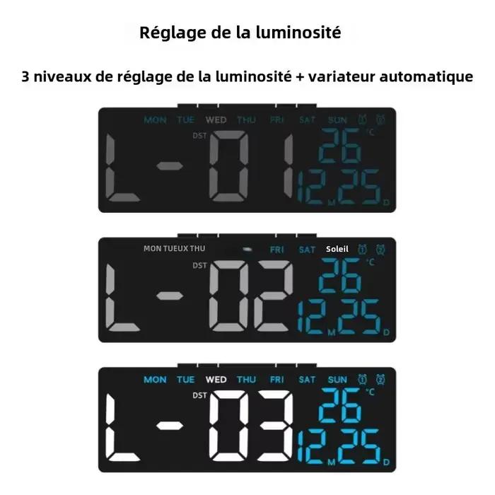 Réveil numérique alimenté par USB
