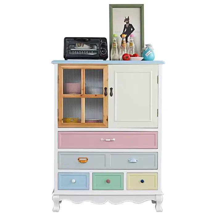 Armoire De Salon sur pied anti-poussière Cube multi-usages maison classeur entrée américaine Muebles