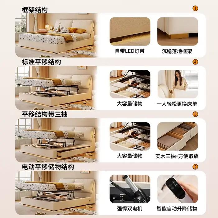 Chambre principale minimaliste moderne