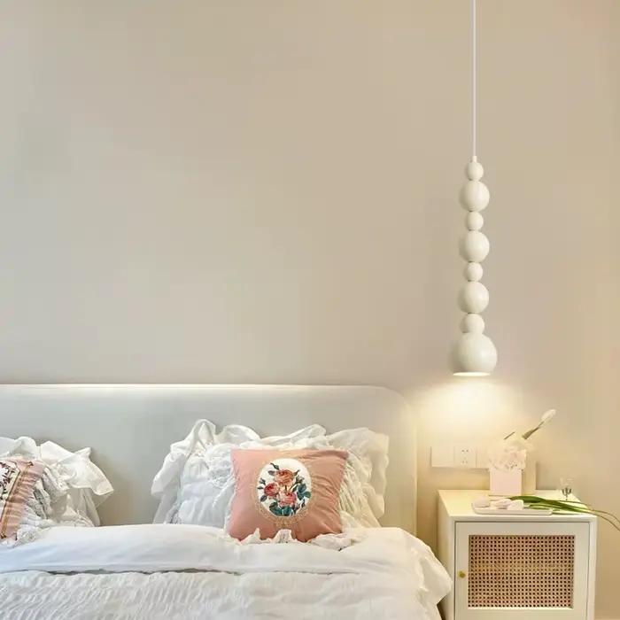 Lampe suspendue de chevet pour chambre à coucher