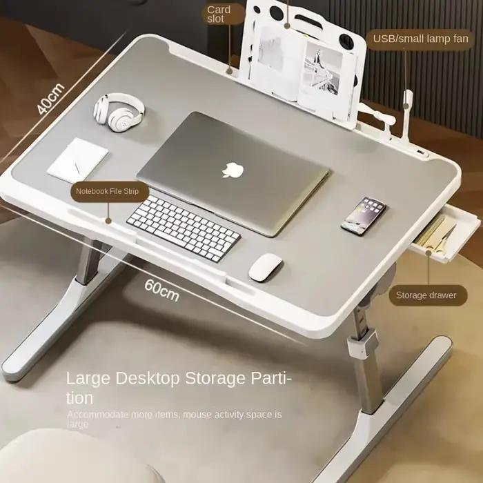 Table de lecture ergonomique réglable et relevable pour ordinateur portable