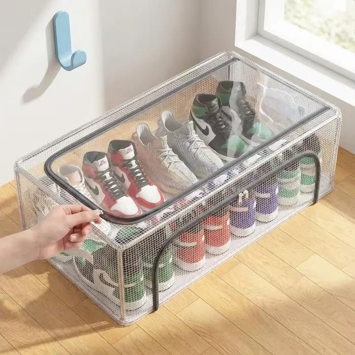 Boîte de rangement transparente pour chaussures
