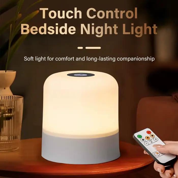 Lampe de chevet tactile Rechargeable RGB
