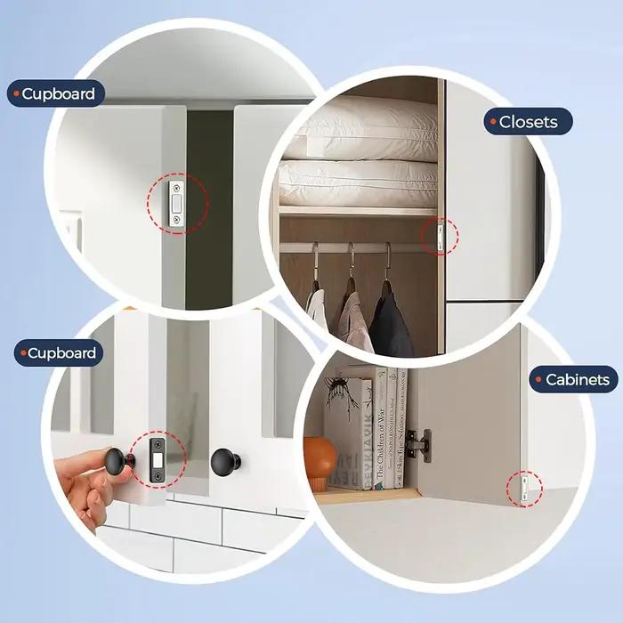 Loquet magnétique pour armoire