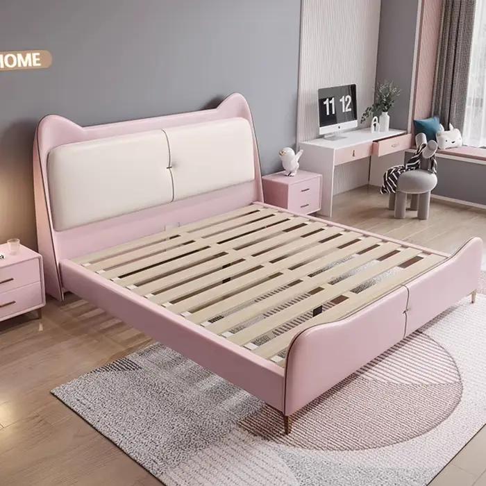 Tête de lit mignonne, cadre de Support de jambe de lit