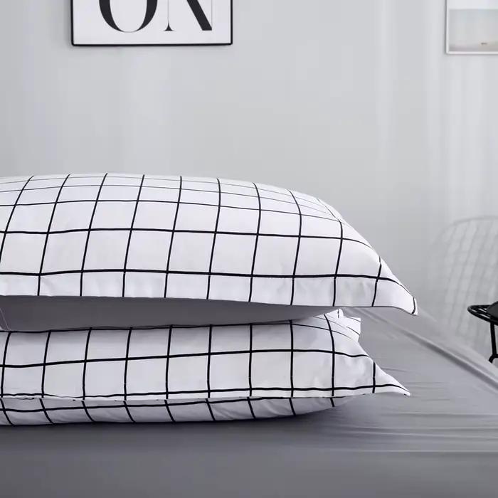 Bonenjoy-Parure de lit Queen Size en microcarence