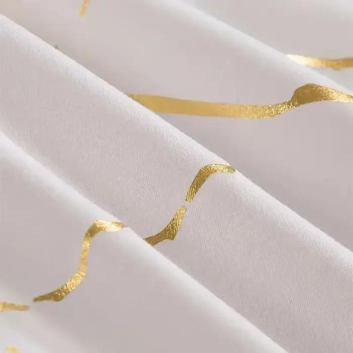 2/3 pièces literie Textiles de maison couleur unie vers le bas housse de couette taie d'oreiller draps chambre