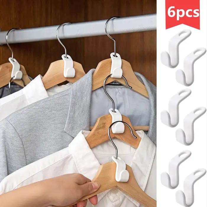 200 ensemble/lot garde-robe gain de place pile cintre crochet patère en plastique placard