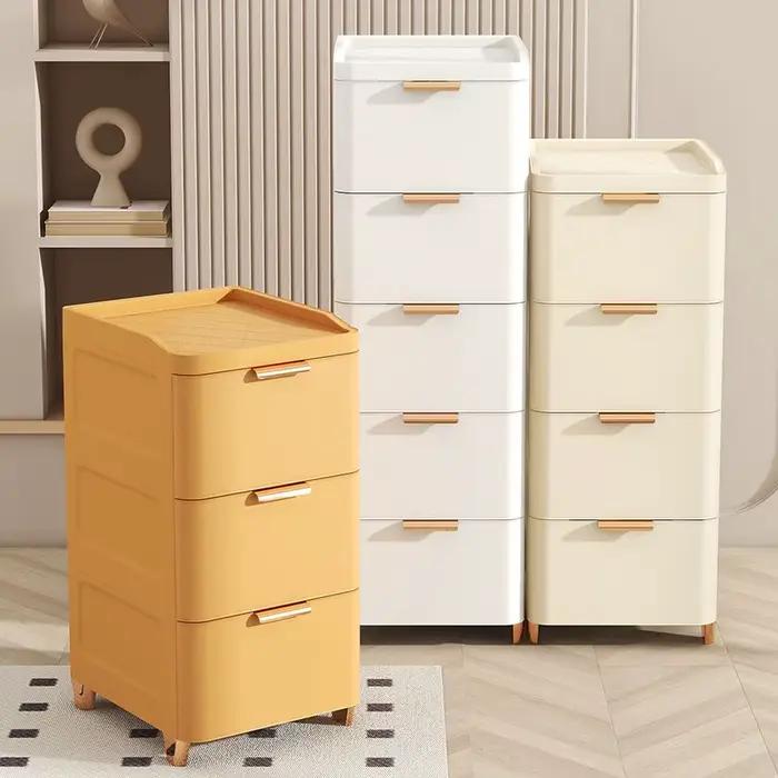 Armoire de rangement de chevet de style tiroir